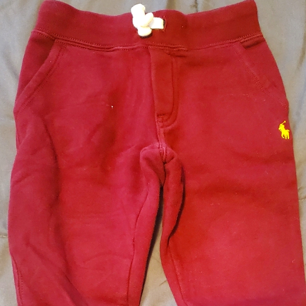 Polo Ralph Lauren Toddler Boys Sweatpants Brick Red 3T